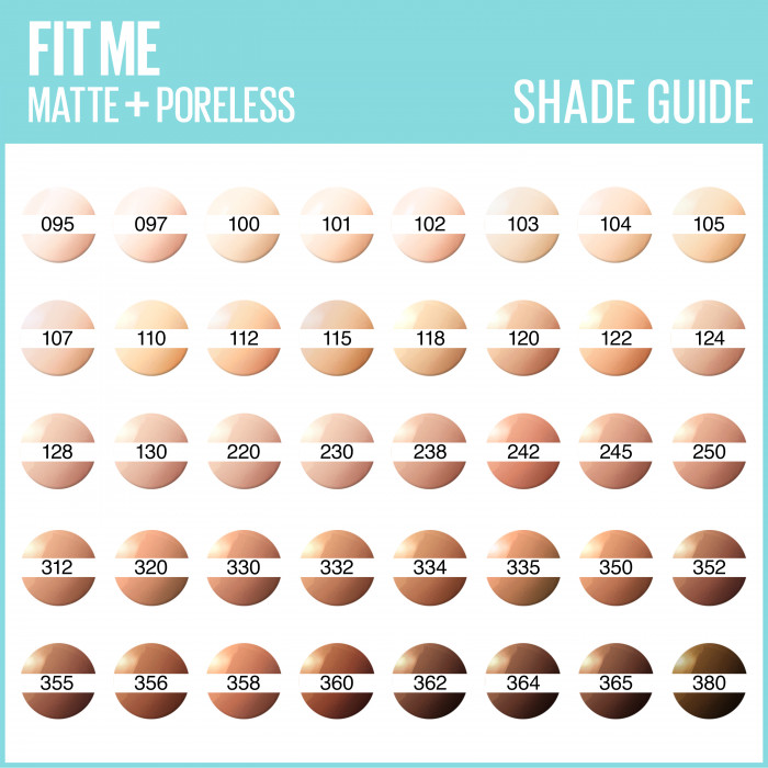 FIT ME! FOUNDATION MATTE+PORELESS 104-SOFT IVORY 30 ML
