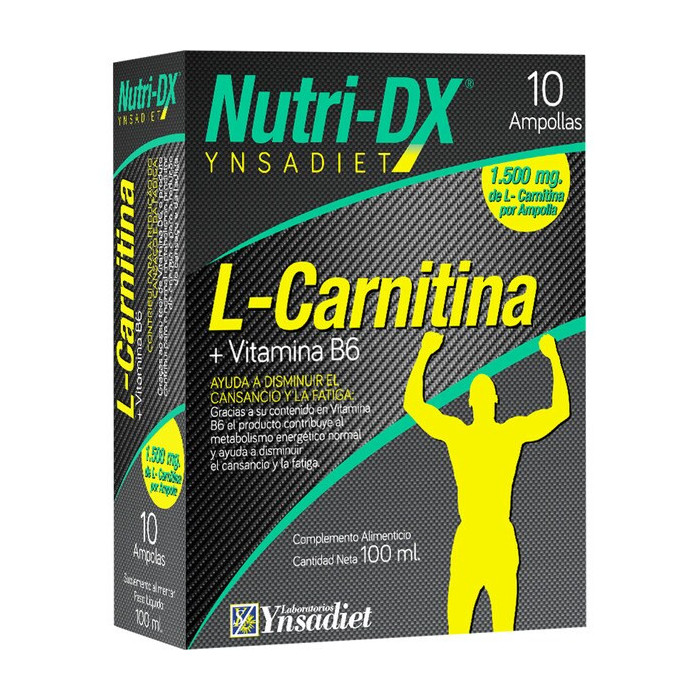 L-CARNITINA 10 AMPOLLAS "NUTRI-DX"