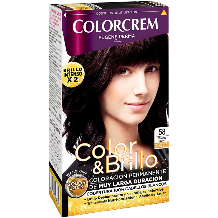 COLORCREM N.58 CAOBA OSCURO