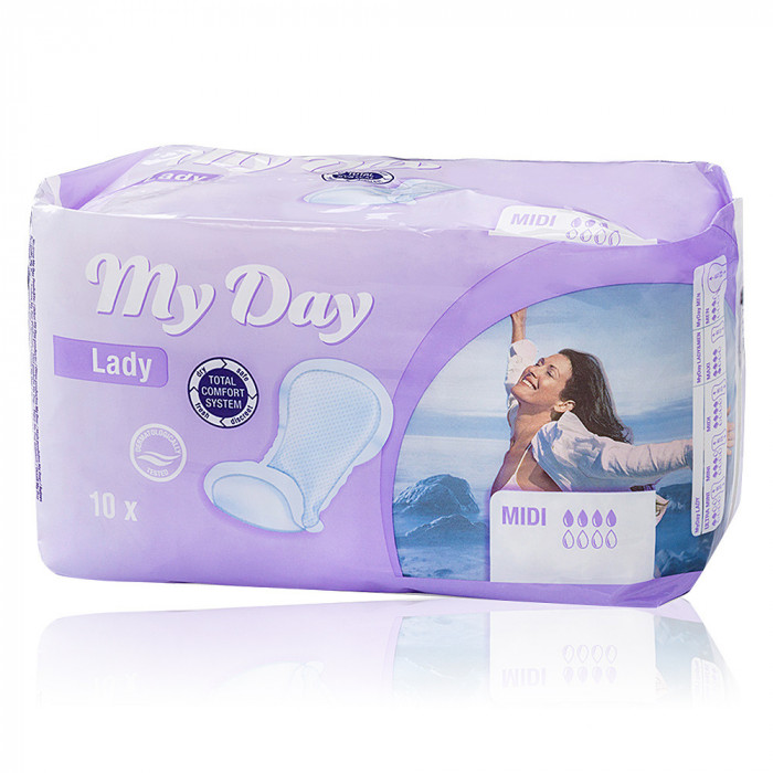 MY DAY COMPRESAS INCONTINENCIA MIDI 10 UDS