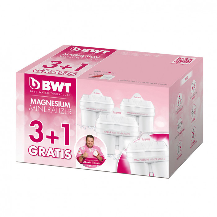 BWT FILTRO PACK 3+1 LONGLIFE MG2+