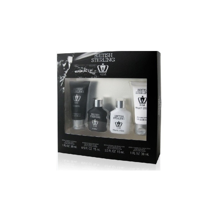 BRITISH STERLING SET 4 MINIS