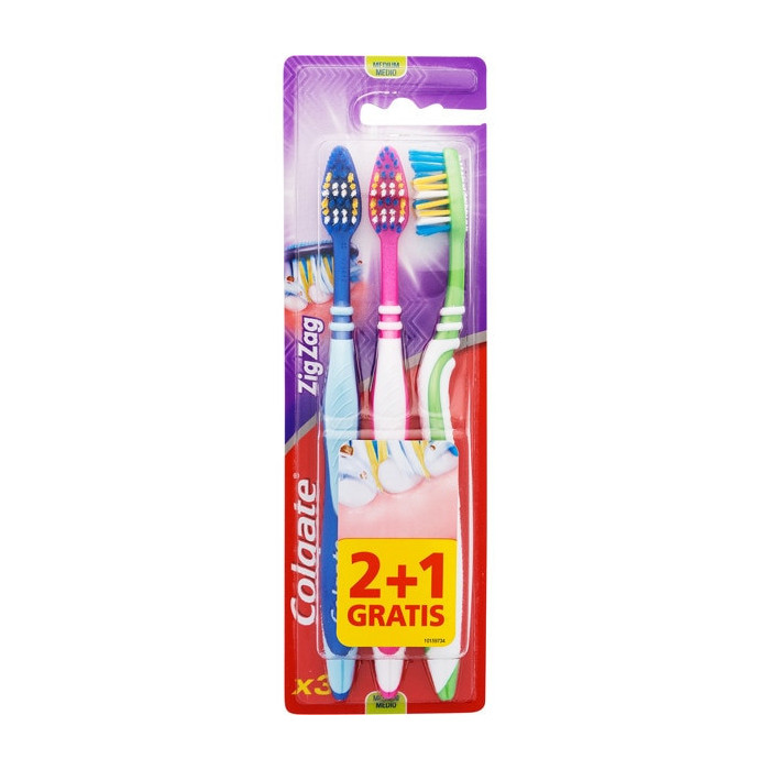 COLGATE CEP.ZIG-ZAG MEDIUM 1+2