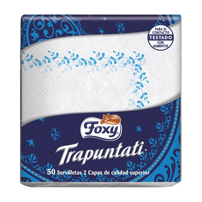 FOXY 2 CAPAS BLANCA DECO.50 UN