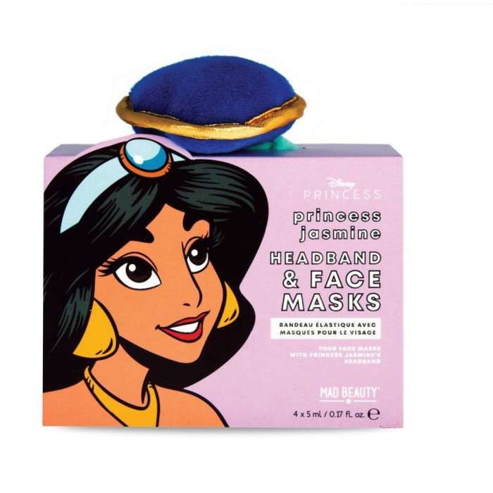 DISNEY POP PRINCESS FACE MASK & HEADBAND SET JASMINE