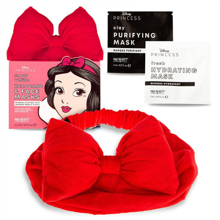 DISNEY POP PRINCESS FACE MASK & HEADBAND SET SNOW WHITE