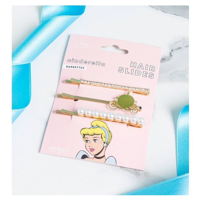 DISNEY POP PRINCESS HAIR SLIDES CINDERELLA