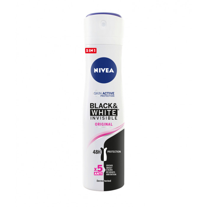 NIVEA Black & White Invisible Original Spray 200 ml