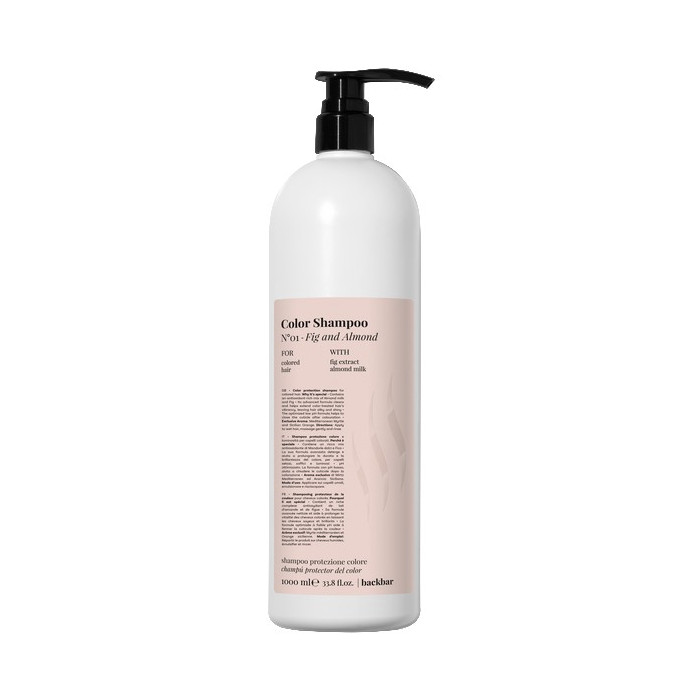 BACK BAR COLOR SHAMPOO Nº01-FIG&ALMOND 1000 ML