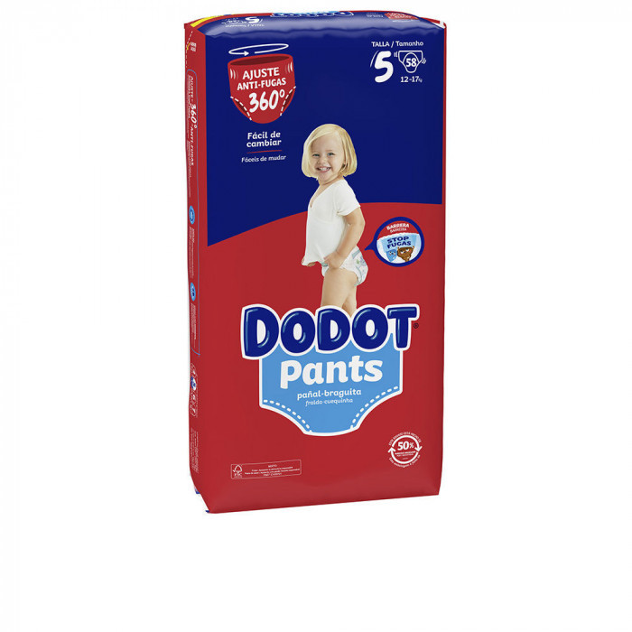 DODOT PANTS ETAPAS T-5 PAÑAL-BRAGUITA 9-15 KG 58 U