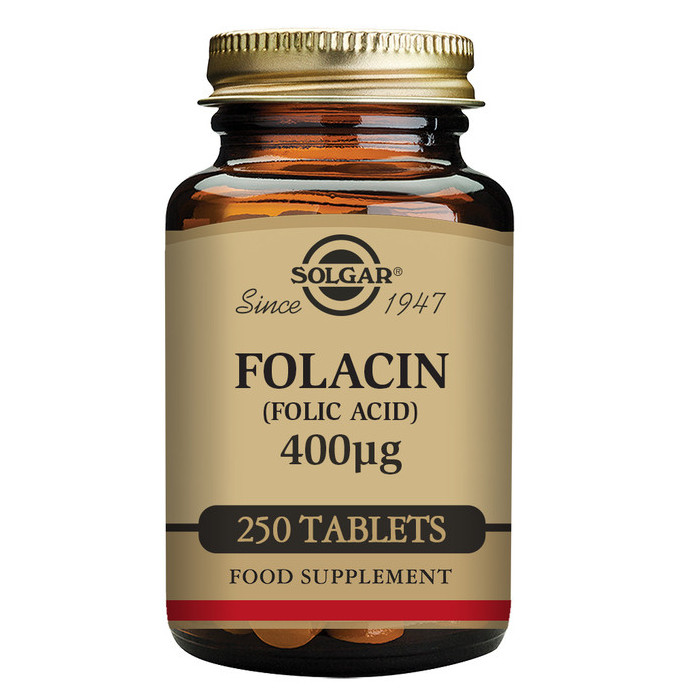 FOLACIN(ÁCIDO FÓLICO) 400MCG.(250)COMPRIMIDOS