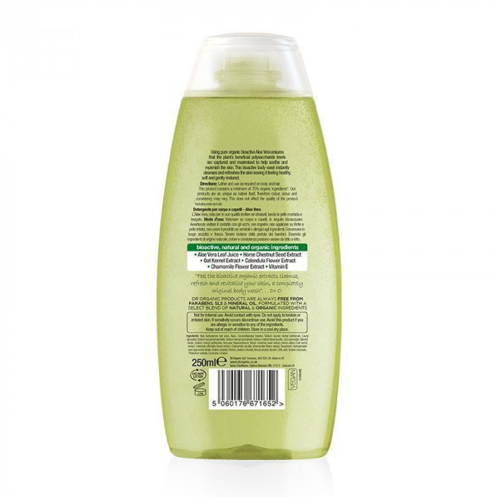 BIOACTIVE ORGANIC ALOE VERA BODY WASH 250 ML
