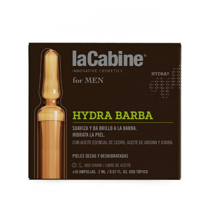 LA CABINE FOR MEN AMPOLLAS HYDRA BARBA 10 X 2 ML
