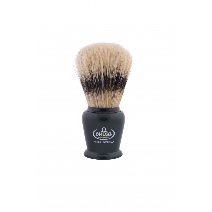 BROCHA AFEITAR OMEGA CERDA CON SOPORTE