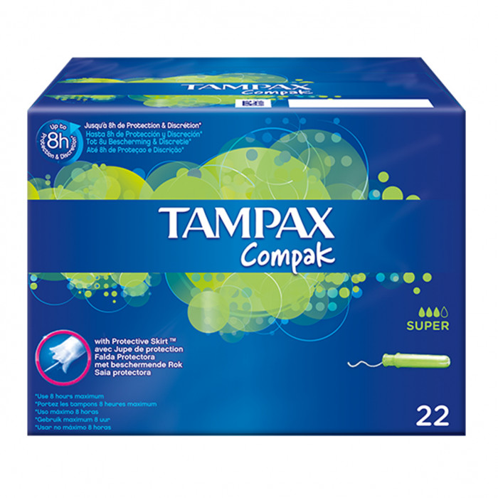 TAMPAX COMPAK SUPER 22 UND.