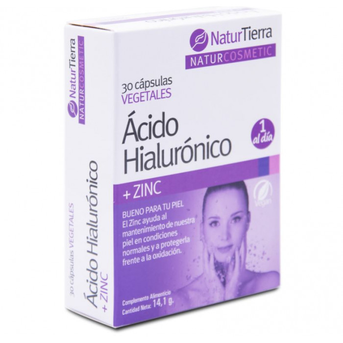 ACIDO HIALURONICO+ZINC 30 C. NATURTIERRA