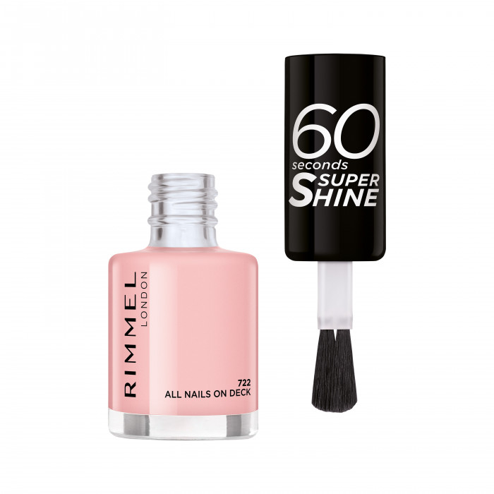 60 SECONDS SUPER SHINE 722-ALL NAILS ON DECK 8 ML