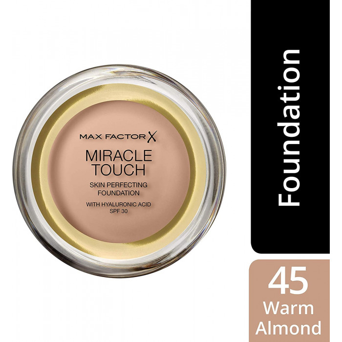 MIRACLE TOUCH LIQUID ILLUSION FOUNDATION 045-WARM ALMOND