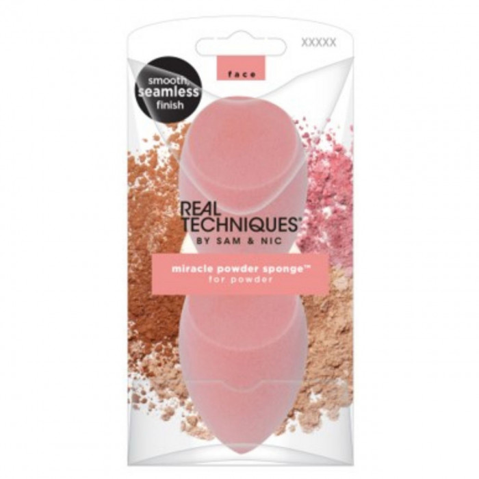 MIRACLE POWDER SPONGE 2 PACK REAL TECHNIQUES