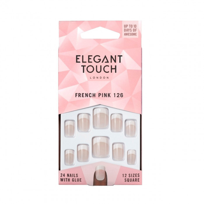 ET NATURAL FRENCH - 126 (S) (PINK) ELEGANT TOUCH
