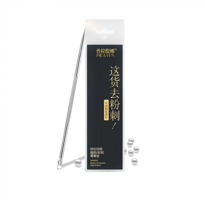STAINLESS NEEDLE TO REMOVE ACNE - AGUJA EXTRACTORA DE ESPINILLAS
