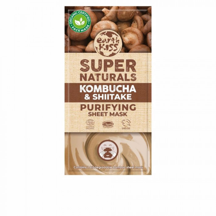 SUPER NATURALS KOMBUCHA & SHITAKE SHEET MASK 16 ML