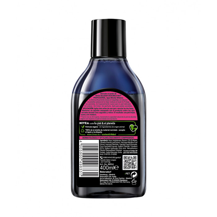NIVEA AGUA MICELAR BIFASIC 400