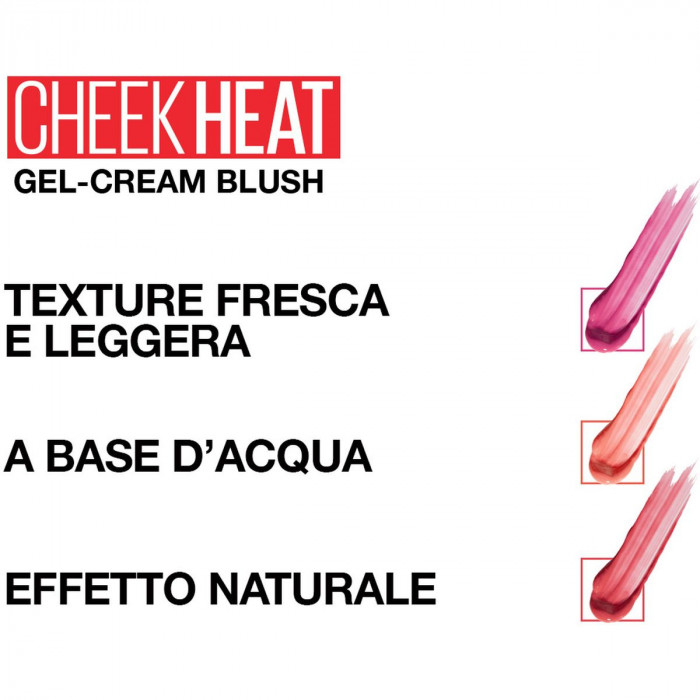 CHEEK HEAT SHEER GEL-CREAM BLUSH 25-FUCHSIA SPARK