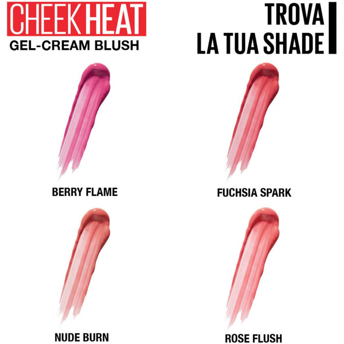 CHEEK HEAT SHEER GEL-CREAM BLUSH 25-FUCHSIA SPARK