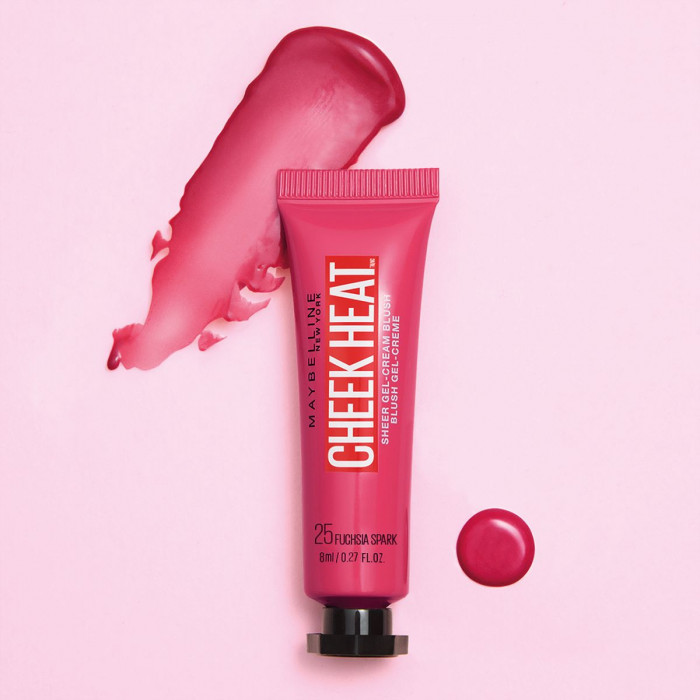 CHEEK HEAT SHEER GEL-CREAM BLUSH 25-FUCHSIA SPARK