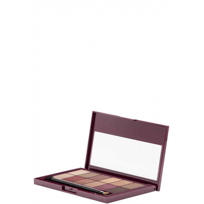 MAYBELLINE THE BURGUNDY BAR PALETA DE SOMBRAS DE OJOS 12 SOMBRAS COLORES NUDE Y GRANATES- 9,6 G