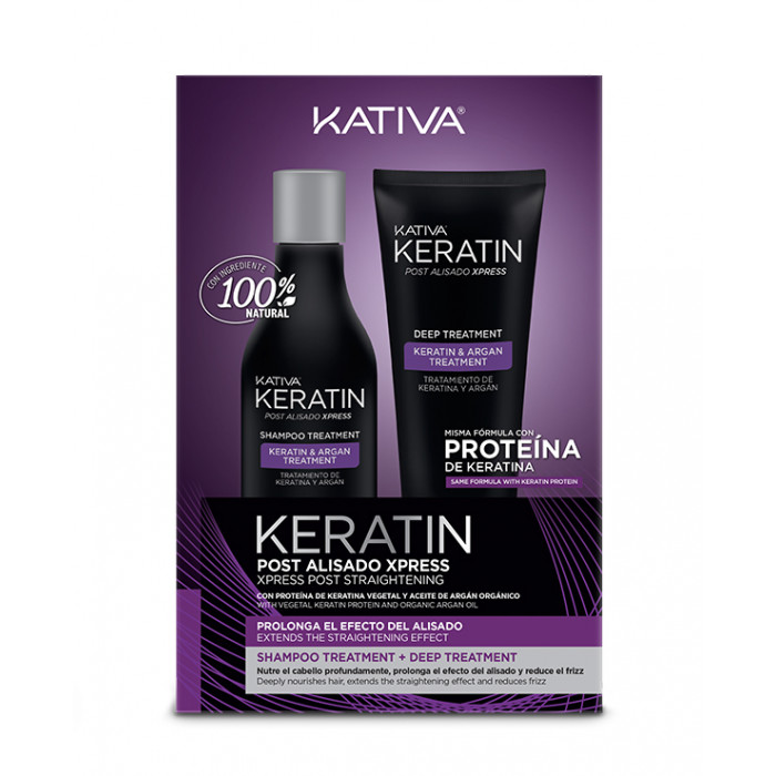 KERATIN POST ALISADO EXPRESS LOTE 2 PZ