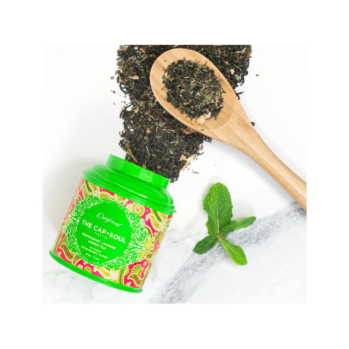 TE GRANEL VERDE, HIERBABUENA & JAZMIN 100 GR