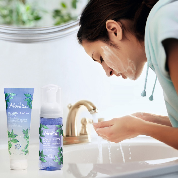 BOUQUET FLORAL DETOX MOUSSE NETTOYANTE DOUCEUR 150 ML