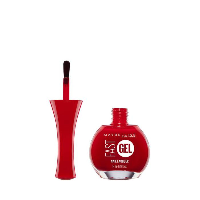 FAST GEL NAIL LACQUER 12-REBEL RED 7 ML