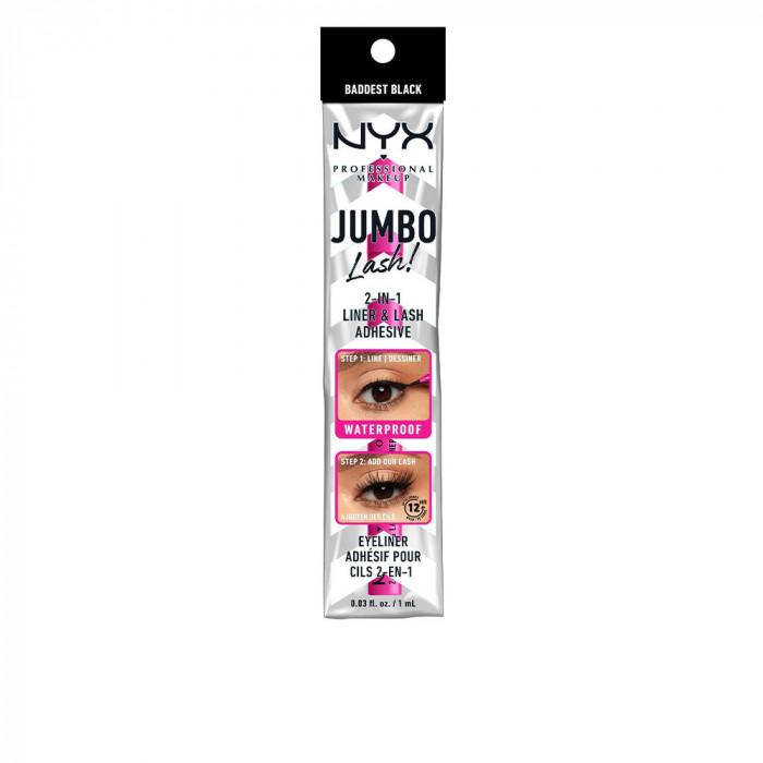 JUMBO 2IN1 EYELINER AND FALSE EYELASH ADHESIVE BLACK 8 GR