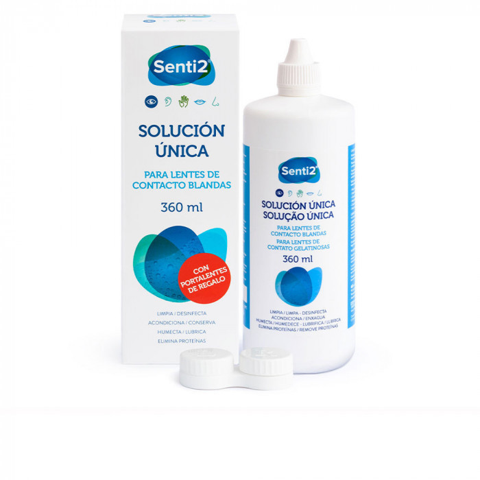ÚNICA SOLUCIÓN CON ÁCIDO HIALURÓNICO + PORTALENTES 360 ML